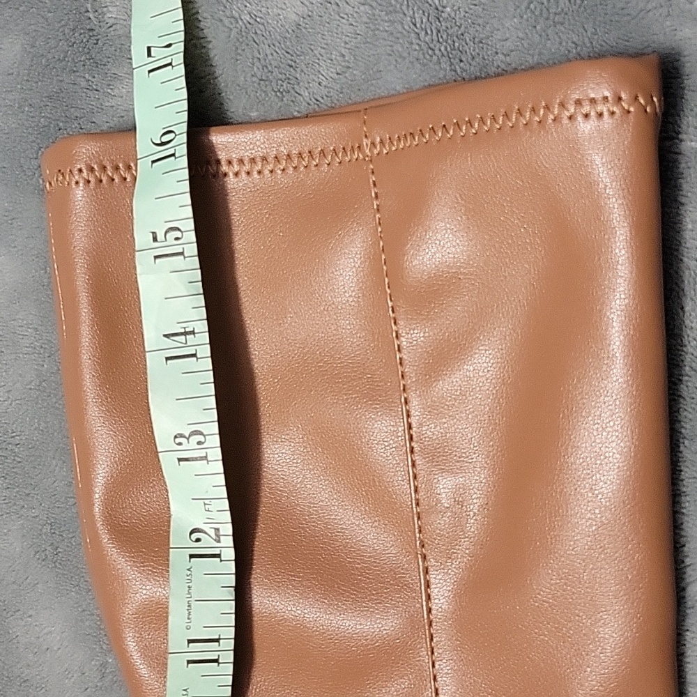 New With Box. Steve Madden Camel Color Lizah Tall Boots With Heel - Picture 7 of 10